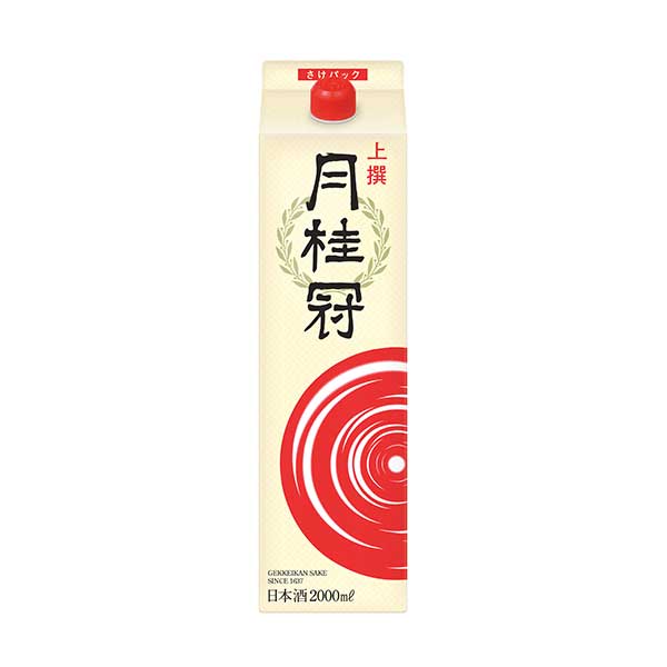 月桂冠 上撰さけ [パック] 2L 2000ml × 6本[ケース販売][月桂冠 日本 清酒 日本酒 15度 中口 普通]ギフト プレゼント 贈り物 お祝い 内祝い お返し 誕生日プレゼント 父の日 敬老の日
