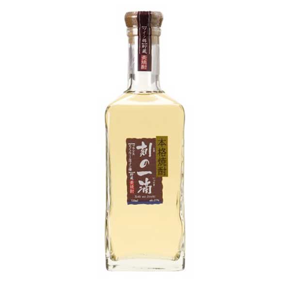 本格麦焼酎 刻の一滴 (フランスピノ ノワールワイン樽)貯蔵 25度 [瓶] 720ml &times; 6本[ケース販売] 送料無料(本州のみ) [アサヒビール 日本 麦焼酎 むぎ焼酎 乙類 42235]ギフト プレゼント 贈り物 お祝い 内祝い お返し 誕生日プレゼント 父の日 敬老の日｜ハードリカー2号店　店