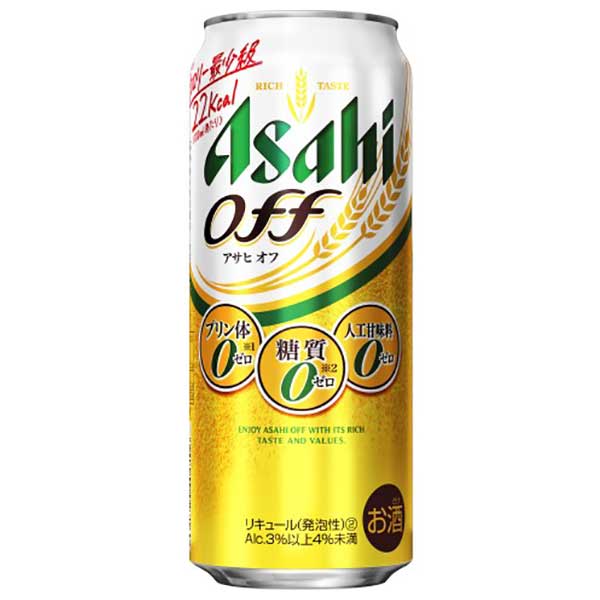 アサヒ オフ [缶] 500ml × 24本[ケース販売][アサヒビール 日本 リキュール 1RU34]ギフト プレゼント 贈り物 お祝い 内祝い お返し 誕生日プレゼント 父の日 敬老の日