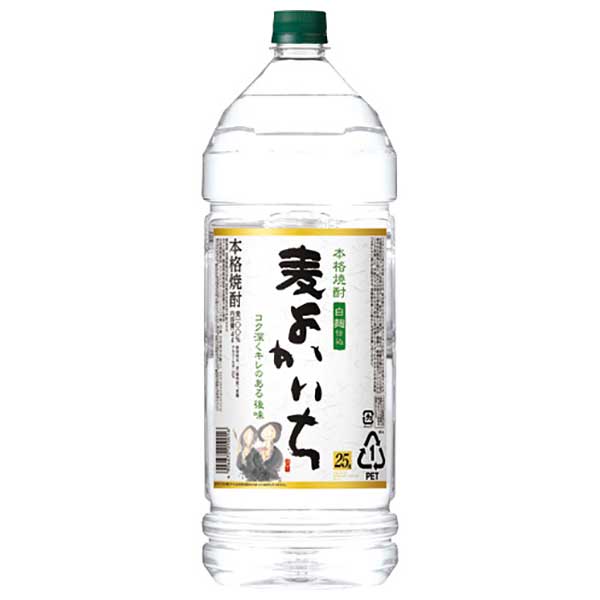 本格焼酎 よかいち 麦 25度 [ペット] 4L 4000ml &times; 4本 [ケース販売][宝酒造 Takara タカラ 麦焼酎 むぎ焼酎 乙類 日本 京都府]ギフト プレゼント 贈り物 お祝い 内祝い お返し 誕生日プレゼント 父の日 敬老の日｜ハードリカー2号店　店