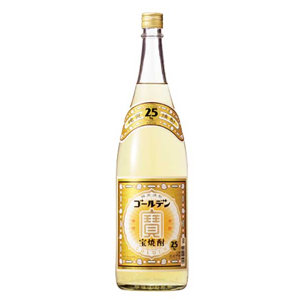 宝焼酎 ゴールデン 25度 [瓶] 1.8L 1800ml × 6本 [ケース販売][宝酒造 Takara タカラ 甲類 日本 千葉県]ギフト プレゼント 贈り物 お祝い 内祝い お返し 誕生日プレゼント 父の日 敬老の日
