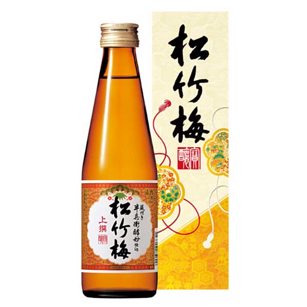 上撰 松竹梅 15度 [箱付] [瓶] 300ml x 30本 [ケース販売][宝酒造 日本 京都府]【ギフト不可】ギフト プレゼント 贈り物 お祝い 内祝い お返し 誕生日プレゼント 父の日 敬老の日