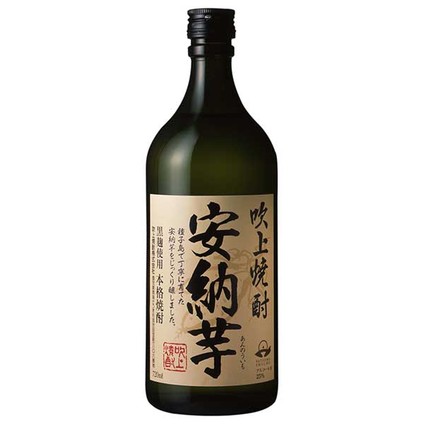 吹上 安納芋 芋 25度 [瓶] 720ml &times; 12本 [ケース販売] [吹上焼酎 芋焼酎 いも焼酎 乙類 0035030]ギフト プレゼント 贈り物 お祝い 内祝い お返し 誕生日プレゼント 父の日 敬老の日｜ハードリカー2号店　店