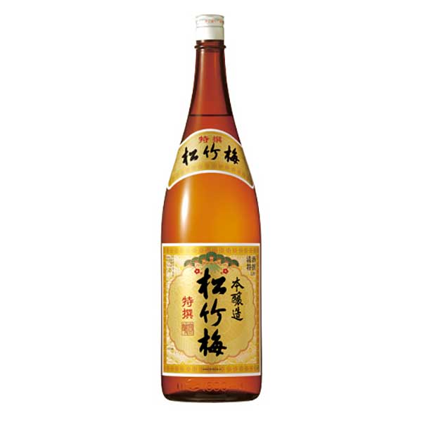 特撰 松竹梅 本醸造 15度 [瓶] 1.8L 1800ml &times; 6本 [ケース販売][宝酒造 日本 京都府]ギフト プレゼント 贈り物 お祝い 内祝い お返し 誕生日プレゼント 父の日 敬老の日｜ハードリカー2号店　店