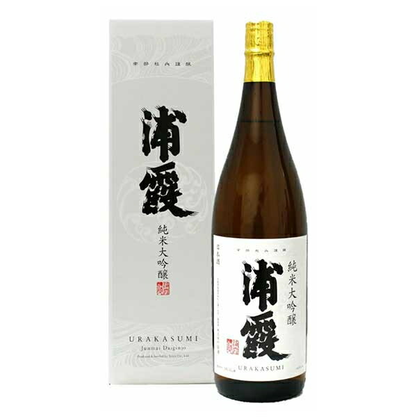 浦霞 純米大吟醸 1.8L 1800ml &times; 6本[ケース販売] [浦霞醸造 日本酒 清酒 宮城県]ギフト プレゼント 贈り物 お祝い 内祝い お返し 誕生日プレゼント 父の日 敬老の日｜ハードリカー2号店　店 27,225円