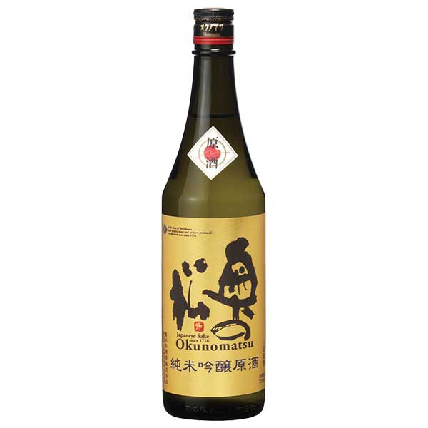 奥の松 純米吟醸 原酒 1800ml × 6本[ケース販売][OKN 奥の松酒造 福島県 日本酒 清酒]ギフト プレゼント 贈り物 お祝い 内祝い お返し 誕生日プレゼント 父の日 敬老の日