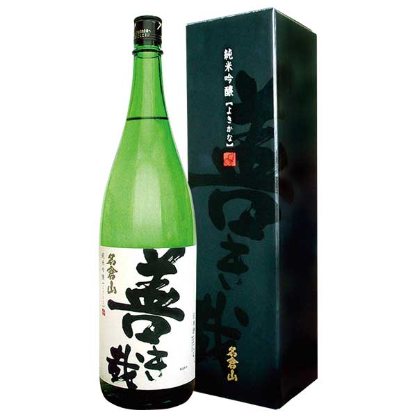 名倉山 純米吟醸 善き哉 1800ml × 6本[ケース販売][OKN 名倉山酒造 福島県 日本酒 清酒]ギフト プレゼント 贈り物 お祝い 内祝い お返し 誕生日プレゼント 父の日 敬老の日