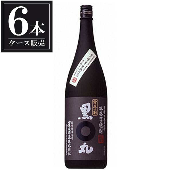 サントリー 黒丸 黒 芋焼酎 25度 [瓶] 1.8L 1800ml &times; 6本 [ケース販売][サントリー 芋焼酎 いも焼酎 乙類 日本]ギフト プレゼント 贈り物 お祝い 内祝い お返し 誕生日プレゼント 父の日 敬老の日｜ハードリカー2号店　店 11,856円