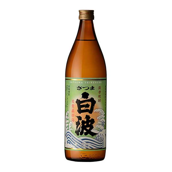 さつま白波 芋 25度 [瓶] 900ml × 6本 [ケース販売] [薩摩酒造 芋焼酎 いも焼酎 乙類 日本 鹿児島県]ギフト プレゼント 贈り物 お祝い 内祝い お返し 誕生日プレゼント 父の日 敬老の日