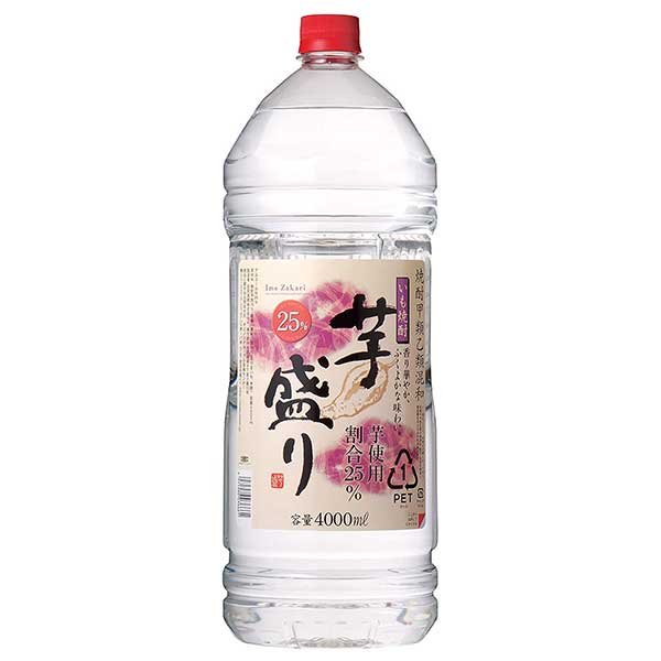 合同 芋盛り 25度 [PET] 4L 4000ml × 4本[ケース販売][合同酒精 オノエン 芋焼酎 いも焼酎 焼酎甲類乙類混和 日本 103666]ギフト プレゼント 贈り物 お祝い 内祝い お返し 誕生日プレゼント 父の日 敬老の日