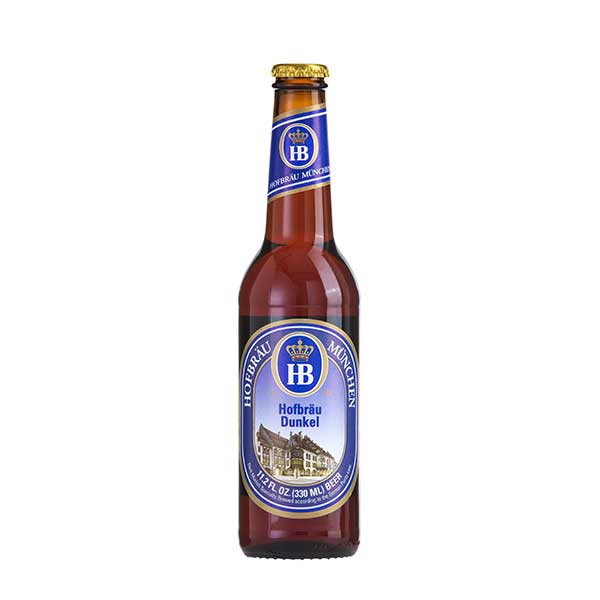 ホフブロ イドゥンケル [瓶] 330ml &times; 24本[ケース販売] 送料無料(本州のみ) [NB ドイツ 海外 外国 ビール]ギフト プレゼント 贈り物 お祝い 内祝い お返し 誕生日プレゼント 父の日 敬老の日｜ハードリカー2号店　店