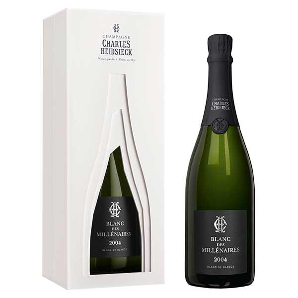シャルル エドシック ブラン デ ミレネール [箱付] 750ml x 2本 送料無料(本州のみ) [日本リカー フランス シャンパン シャンパーニュ 辛口 3524CK050410]ギフト プレゼント 贈り物 お祝い 内祝い お返し 誕生日プレゼント 父の日 敬老の日｜ハードリカー2号店　店