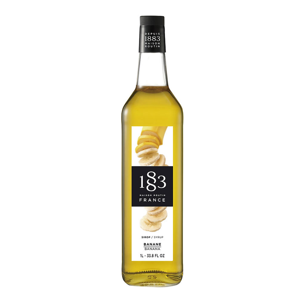 1883(メゾン ルータン) バナナ 1L 1000ml x 2本 送料無料(本州のみ) [デニオ総合研究所 1883 MAISON ROUTIN フランス シロップ スイーツ 割り材]ギフト プレゼント 贈り物 お祝い 内祝い お返し 誕生日プレゼント 父の日 敬老の日