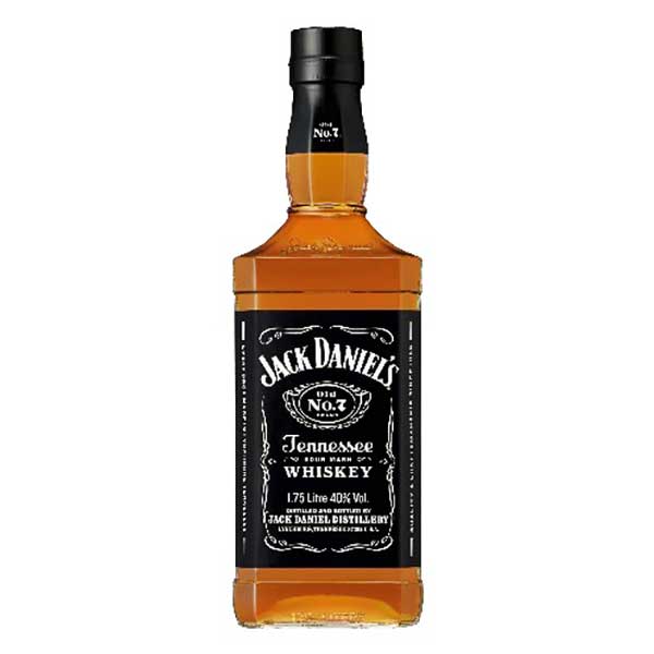 ジャックダニエル ブラック 40度 1.75L 1750ml x 6本[ケース販売] 正規品 [Jack Daniel's アメリカ ジャック BF]ギフト プレゼント 贈り物 お祝い 内祝い お返し 誕生日プレゼント 父の日 敬老の日｜ハードリカー2号店　店