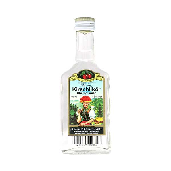 3-タンネン ドイツ キルシュ 45度 40ml &times; 48本[ケース販売] 送料無料(本州のみ)[ドーバー ドイツ ブランデー スイーツ デザート作り 料理作り お菓子作り]ギフト プレゼント 贈り物 お祝い 内祝い お返し 誕生日プレゼント 父の日 敬老の日｜ハードリカー2号店　店