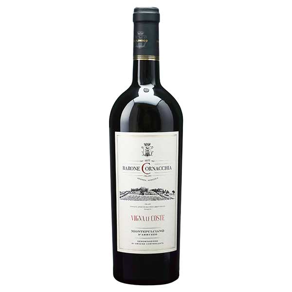 バローネ コルナッキア モンテプルチャーノ ダブルッツォ ヴィーニャ レ コステ 750ml×12本[ケース販売] 送料無料(本州のみ)【メーカー直送】 [稲葉 イタリア 赤ワイン アブルッツォ フルボディ I059]ギフト プレゼント 贈り物 お祝い