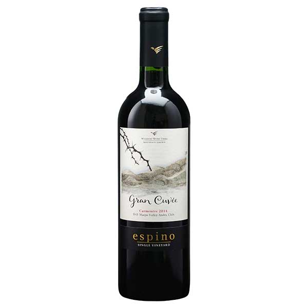 ビーニャ ウィリアム フェーヴル チリ エスピノ グラン キュヴェ カルムネール 750ml×12本[ケース販売] 送料無料(本州のみ)【メーカー直送】 [稲葉 チリ 赤ワイン マイポ ヴァレー フルボディ W077]ギフト プレゼント 贈り物 お祝い 24,212円