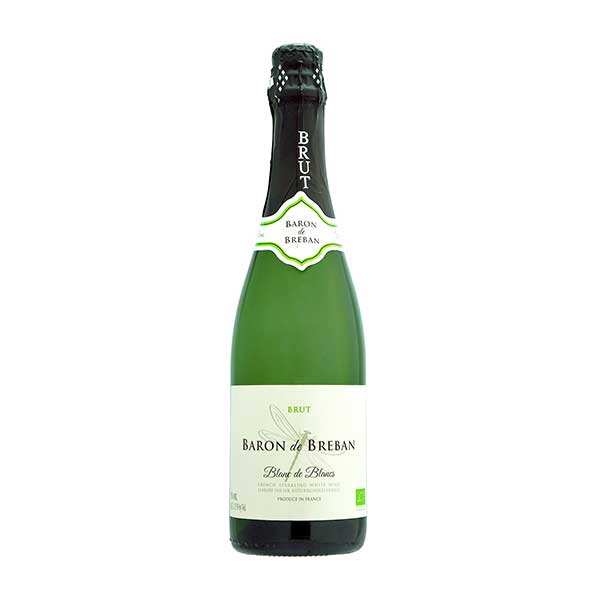 バロン ド ブルバン ブラン ド ブラン オーガニック 750ml × 12本[ケース販売] 送料無料(本州のみ) [スマイル フランス 白スパークリングワイン 辛口 66362]ギフト プレゼント 贈り物 お祝い 内祝い お返し 誕生日プレゼント 父の日 敬老の日