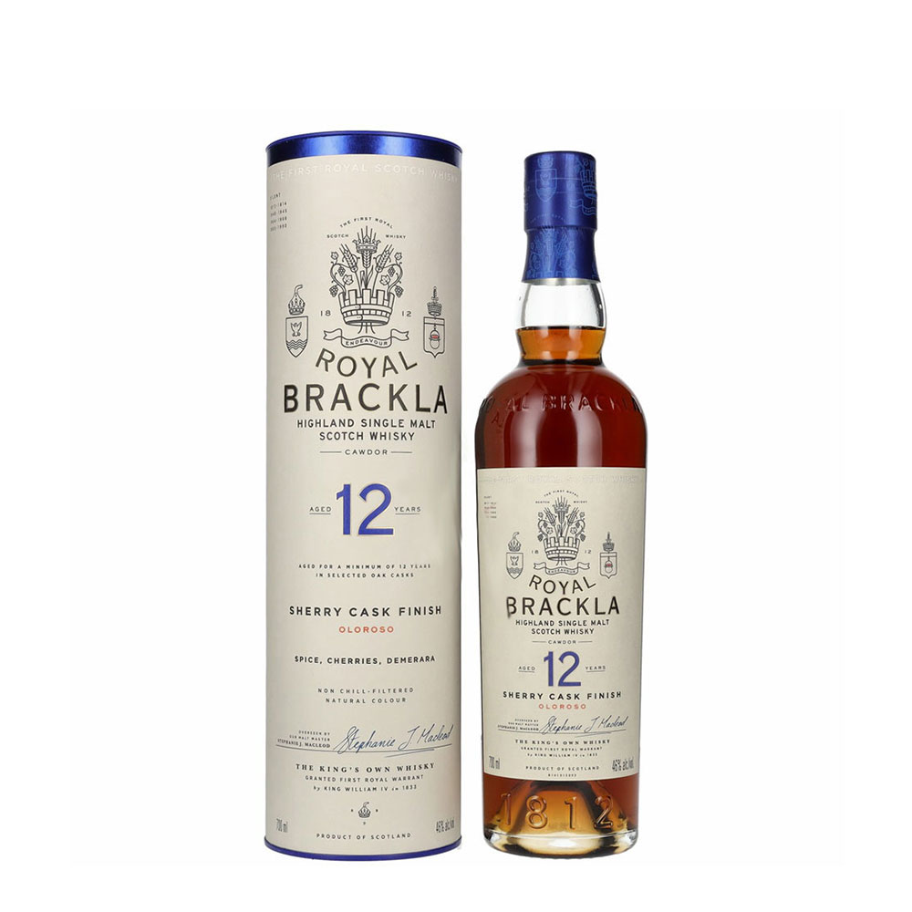 ロイヤル ブラックラ 12年 700ml[バカルディ ウイスキー スコットランド] シェリーカスク フィニッシュ ハイランド シングルモルト スコッチウイスキー 46度 正規 箱付ギフト プレゼント 贈り物 お祝い 内祝い お返し 誕生日プレゼント 父の日 敬老の日