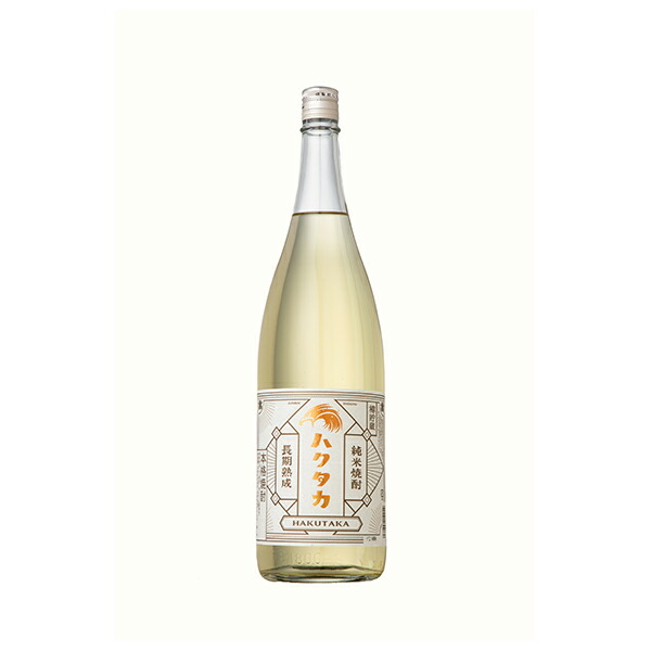 白鷹 樽貯蔵 純米焼酎ハクタカ [瓶] 1.8L × 6本 [ケース販売][白鷹酒造 米焼酎 こめ焼酎 乙類 日本 兵庫県]ギフト プレゼント 贈り物 お祝い 内祝い お返し 誕生日プレゼント 父の日 敬老の日