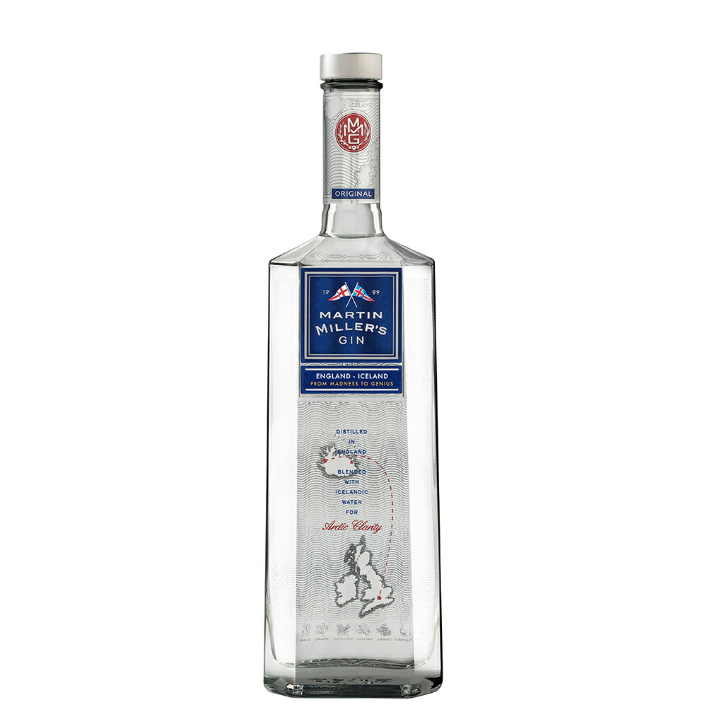 マーティン ミラーズ ジン 700ml &times; 6本 [ケース販売] 送料無料(本州のみ)[イギリス ジン 40度 UL UG001]ギフト プレゼント 贈り物 お祝い 内祝い お返し 誕生日プレゼント 父の日 敬老の日｜ハードリカー2号店　店