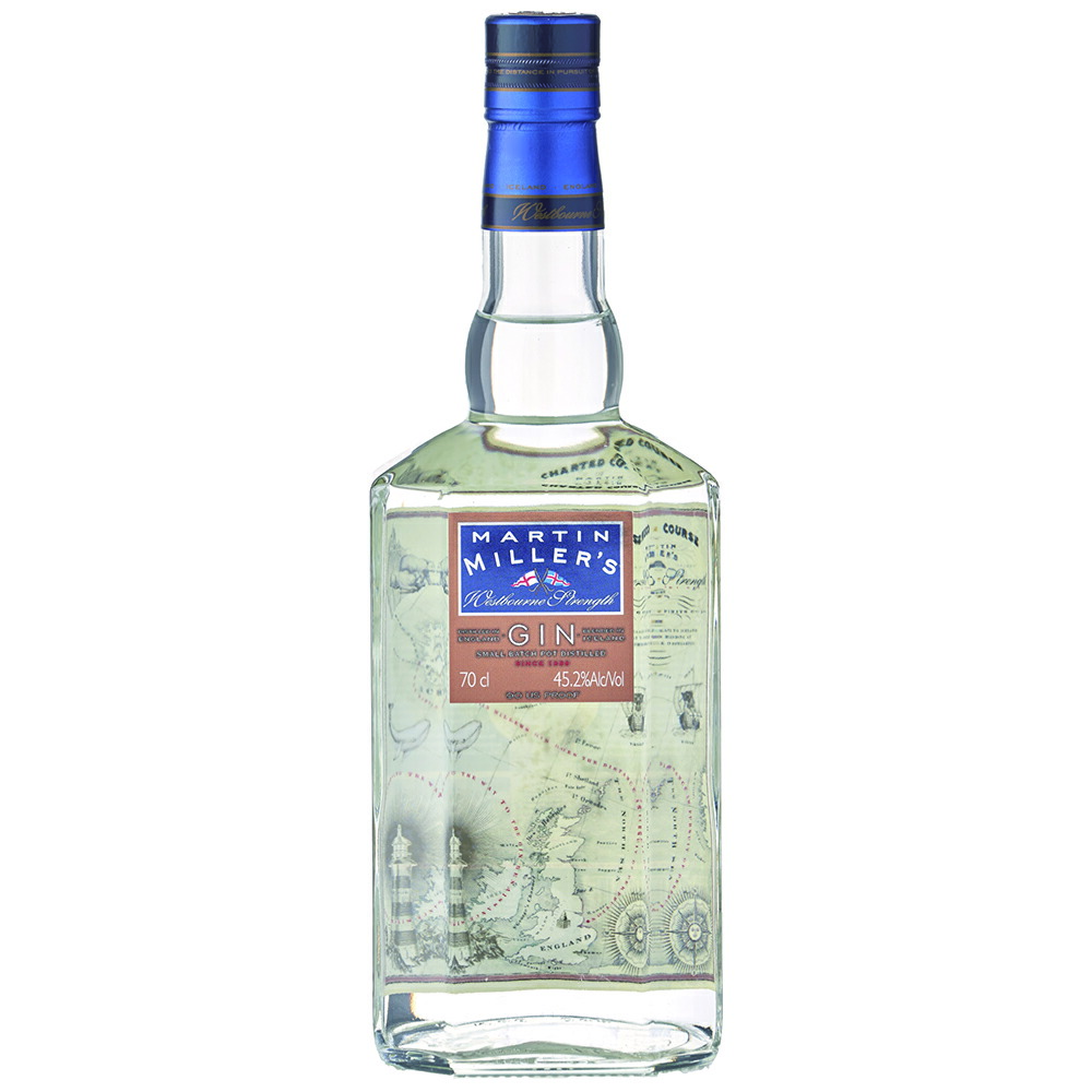 マーティン ミラーズ ジン ウェストボーン 700ml &times; 6本 [ケース販売] 送料無料(本州のみ)[イギリス ジン 45.2度 UL UG002]ギフト プレゼント 贈り物 お祝い 内祝い お返し 誕生日プレゼント 父の日 敬老の日｜ハードリカー2号店　店