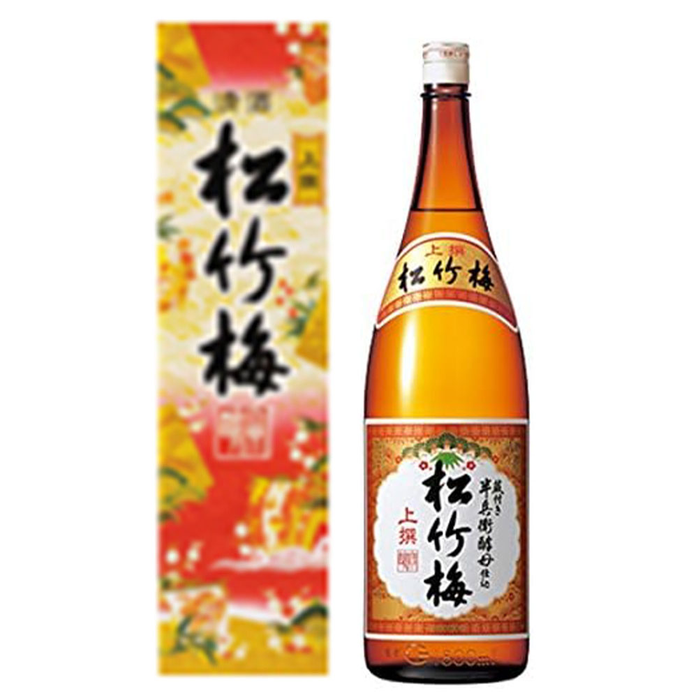 宝 上撰 松竹梅 祝雅 箱入 1.8Lx 6本[ケース販売][宝酒造 Takara タカラ 15度 日本酒 日本 兵庫県 25425]ギフト プレゼント 贈り物 お祝い 内祝い お返し 誕生日プレゼント 父の日 敬老の日｜ハードリカー2号店　店