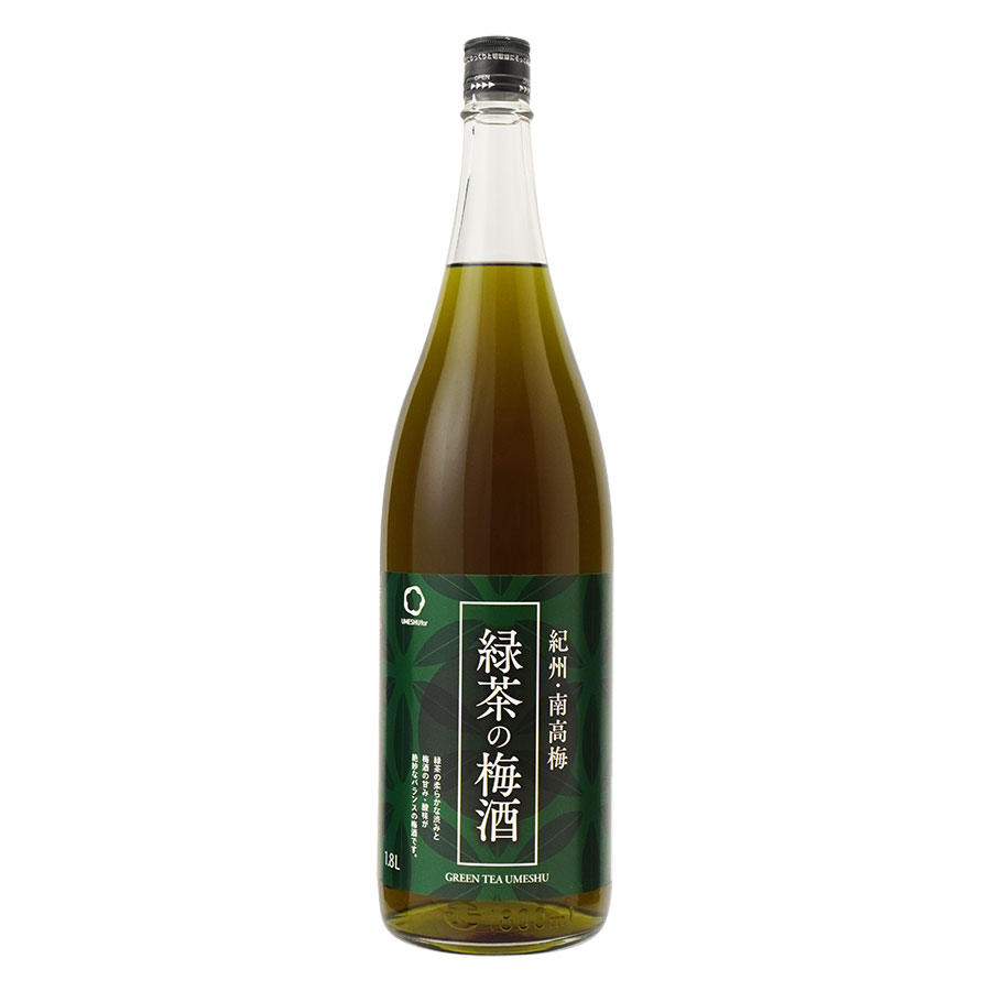 中野BC 緑茶の梅酒 1.8L 1800ml x 2本 送料無料(本州のみ) [中野BC 梅酒 リキュール 日本 和歌山県 016935]ギフト プレゼント 贈り物 お祝い 内祝い お返し 誕生日プレゼント 父の日 敬老の日