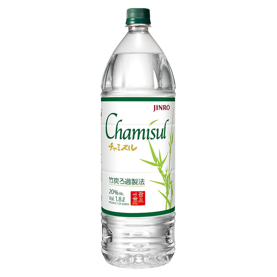 眞露 JINRO ジンロ Chamisul(チャミスル) 20度 [ペット] 1.8L 1800ml × 6本[ケース販売] 送料無料(本州のみ)[眞露 JINRO ジンロ 韓国 甲類焼酎]ギフト プレゼント 贈り物 お祝い 内祝い お返し 誕生日プレゼント 父の日 敬老の日