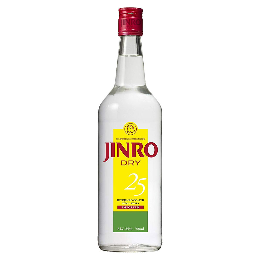 眞露 JINRO ジンロ DRY 25度 700ml × 12本[ケース販売] 送料無料(本州のみ)[眞露 JINRO ジンロ 韓国 甲類焼酎]ギフト プレゼント 贈り物 お祝い 内祝い お返し 誕生日プレゼント 父の日 敬老の日