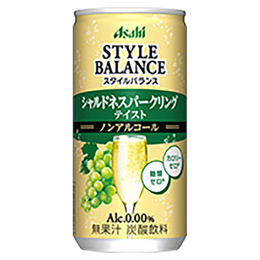 アサヒスタイルバランスシャルドネスパークリングノンアルコール 業務用 [缶] 200ml x 90本[3ケース販売] 送料無料(本州のみ) [アサヒビール カクテルテイスト飲料 日本]ギフト プレゼント 贈り物 お祝い 内祝い お返し 誕生日プレゼント 父の日 敬老の日