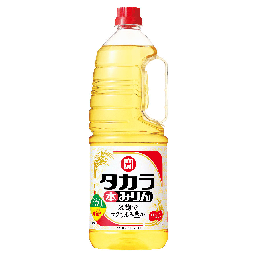 タカラ 本みりん [PET] 1.8L 1800ml x 6本[ケース販売] 送料無料(沖縄対象外)[宝酒造 調味料 本みりん 日本 11377]