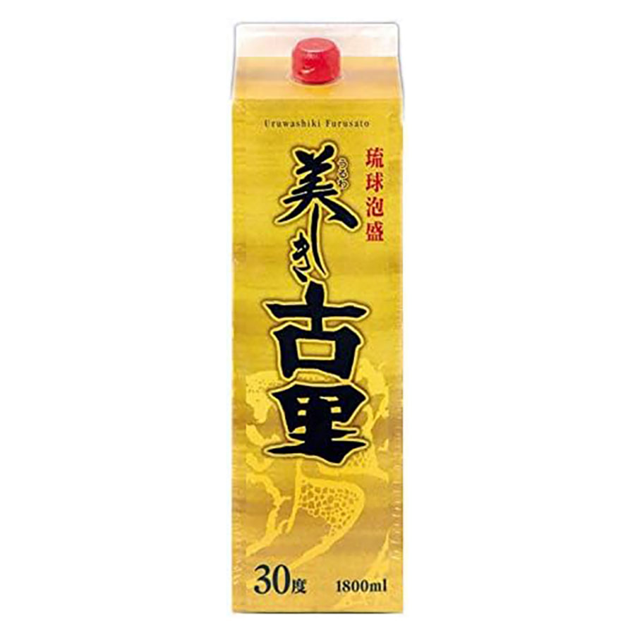 今帰仁 美しき古里 30度 [パック] 1.8L 1800ml &times; 6本[ケース販売] 送料無料(本州のみ) [今帰仁酒造 泡盛 焼酎 日本 沖縄]ギフト プレゼント 贈り物 お祝い 内祝い お返し 誕生日プレゼント 父の日 敬老の日｜ハードリカー2号店　店