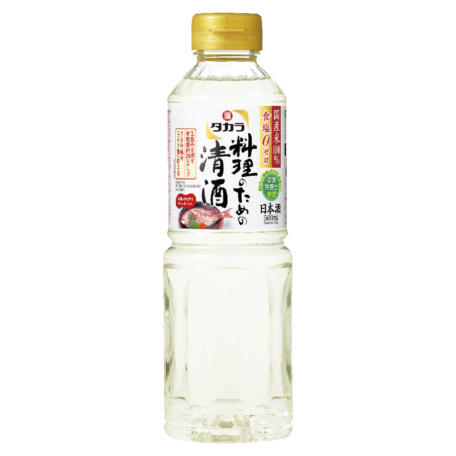 タカラ  料理のための清酒 [PET] 500ml x 12本[ケース販売] 送料無料(沖縄対象外)[宝酒造 調味料 日本酒 日本 15014]