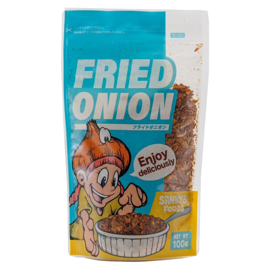フライドオニオン 100g x 25袋[ケース販売] 送料無料(本州のみ) [三共食品 日本 食品 ]ギフト プレゼント 贈り物 お祝い 内祝い お返し 誕生日プレゼント 父の日 敬老の日