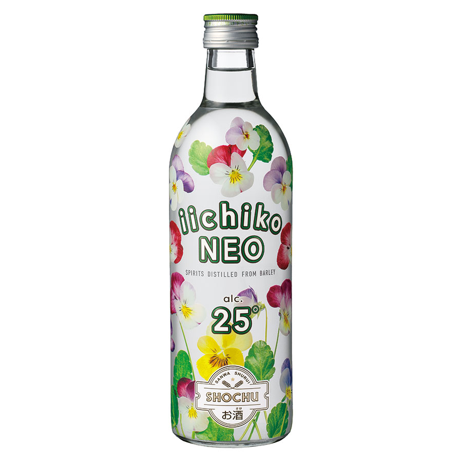 iichiko NEO (いいちこ ネオ) 25度 500ml x 12本[ケース販売][三和酒類 麦焼酎 むぎ焼酎 乙類 日本 大分県]ギフト プレゼント 贈り物 お祝い 内祝い お返し 誕生日プレゼント 父の日 敬老の日
