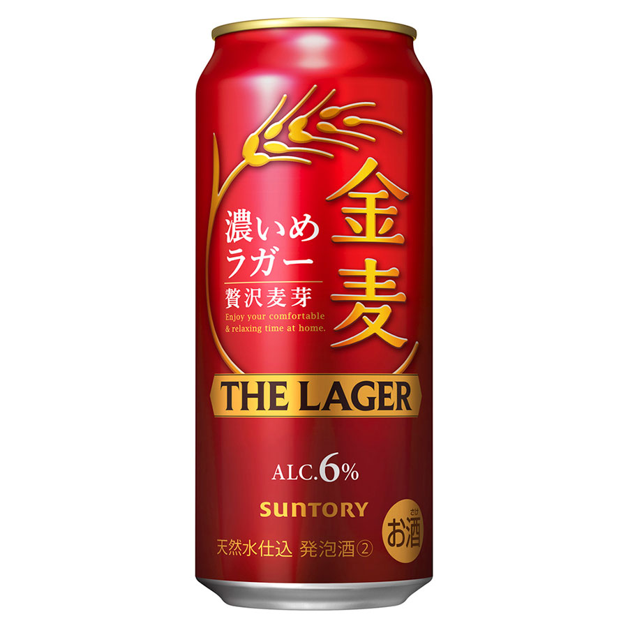 金麦 ザ ラガー 6度 [缶] 500ml x 48本[2ケース販売] 送料無料(本州のみ) [サントリー 発泡酒 ビール 日本 KTUCL]ギフト プレゼント 贈り物 お祝い 内祝い お返し 誕生日プレゼント 父の日 敬老の日｜ハードリカー2号店　店