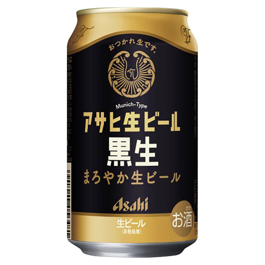 アサヒ 生ビール黒生 マルエフ 5度 [缶] 350ml x 72本[3ケース販売] 送料無料(本州のみ) [アサヒビール 日本 ビール 1EQ07]