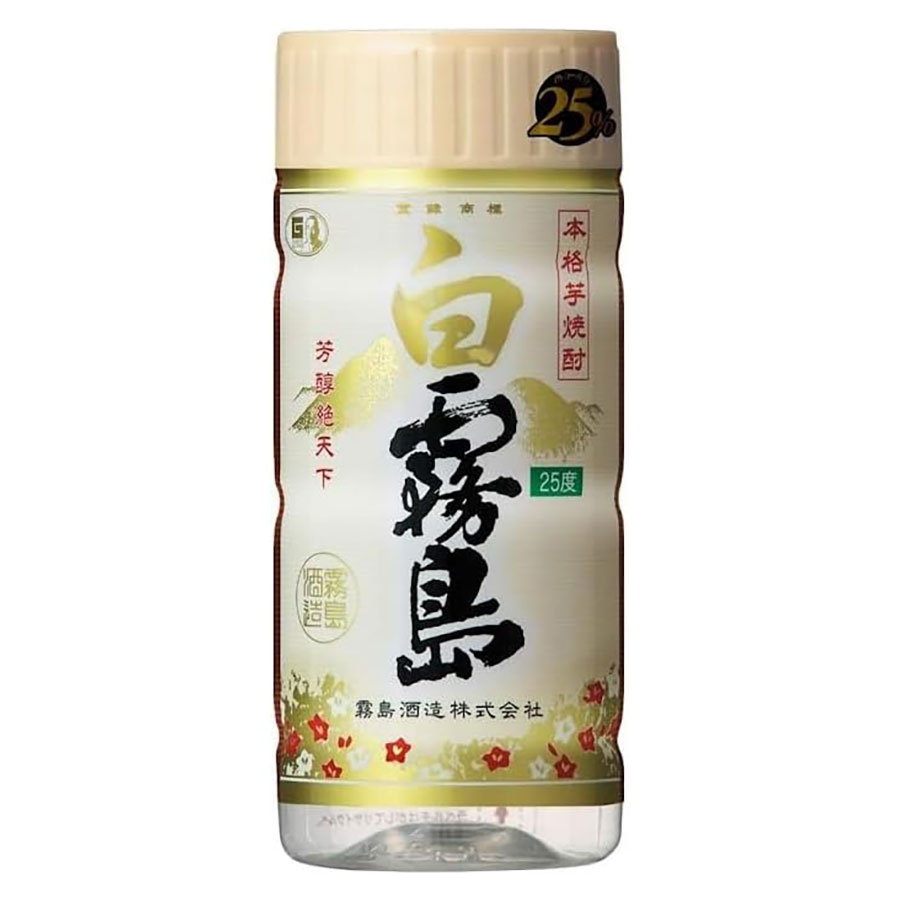 白霧島 芋 25度 [ペット] 200ml x 30本[ケース販売] 送料無料(本州のみ) [霧島酒造 芋焼酎 いも焼酎 日本 宮崎県]｜ハードリカー2号店　店