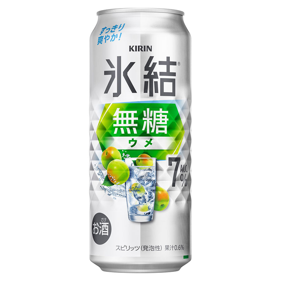 キリン 氷結無糖 ウメ 7度 [缶] 500ml x 48本[2ケース販売][キリンビール チューハイ カクテル スピリッツ 21879]
