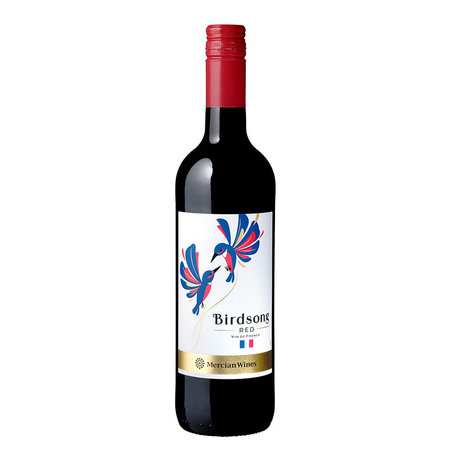 メルシャン ワインズ バードソング レッド 750ml x 12本[ケース販売] 送料無料(本州のみ) [メルシャン フランス 赤ワイン 13度 ミディアムボディ 426583]｜ハードリカー2号店　店