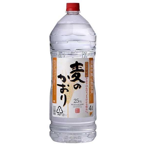 合同 麦のかおり 25度 PET 4L 4000ml x 4本 ケース販売 送料無料 本州のみ 合同酒精 焼酎甲類乙類混和 136424｜ハードリカー2号店　店