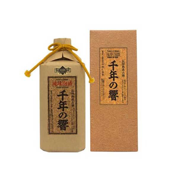 今帰仁 千年の響 古酒 25度 720ml &times; 12本 [ケース販売][今帰仁酒造所 泡盛 焼酎 日本 沖縄] 送料無料(本州のみ)ギフト プレゼント 贈り物 お祝い 内祝い お返し 誕生日プレゼント 父の日 敬老の日｜ハードリカー2号店　店 28,283円