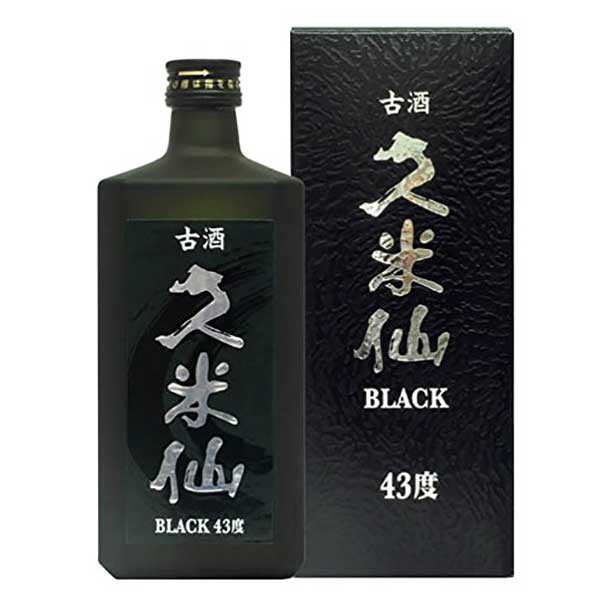 久米仙酒造 古酒ブラック 43度 720ml × 6本 [ケース販売][久米仙酒造 泡盛 焼酎 日本 沖縄] 送料無料(本州のみ)ギフト プレゼント 贈り物 お祝い 内祝い お返し 誕生日プレゼント 父の日 敬老の日