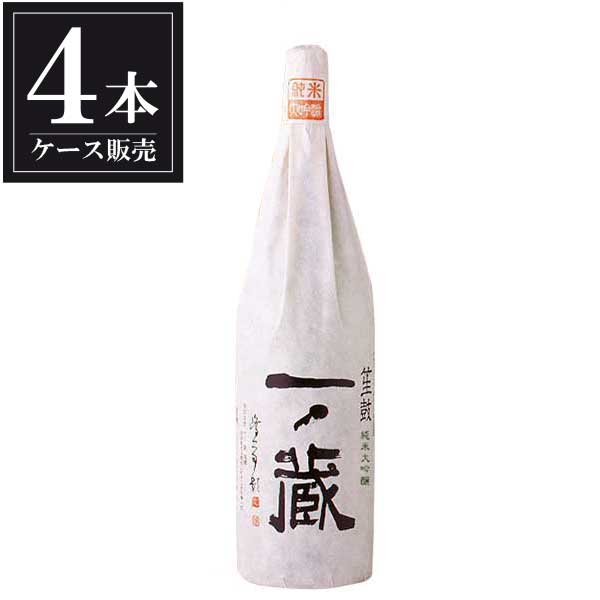 一ノ蔵 純米大吟醸 笙鼓 1.8L 1800ml &times; 4本 [ケース販売] [一ノ蔵 日本酒 清酒 宮城県]ギフト プレゼント 贈り物 お祝い 内祝い お返し 誕生日プレゼント 父の日 敬老の日｜ハードリカー2号店　店
