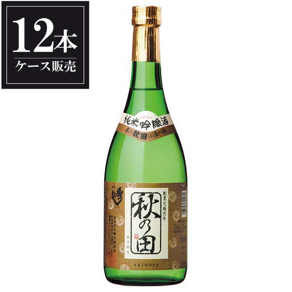 秀よし 純米吟醸 秋の田 720ml &times; 12本 [ケース販売] [鈴木酒造 日本酒 清酒 秋田県]ギフト プレゼント 贈り物 お祝い 内祝い お返し 誕生日プレゼント 父の日 敬老の日｜ハードリカー2号店　店