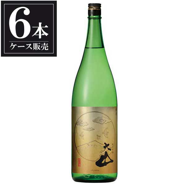 大山 純米吟醸 封印酒 1.8L 1800ml x 6本 [ケース販売] [加藤嘉八郎酒造 山形県 ]ギフト プレゼント 贈り物 お祝い 内祝い お返し 誕生日プレゼント 父の日 敬老の日
