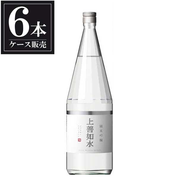 白瀧 上善如水 純米吟醸 1.8L 1800ml x 6本 [ケース販売] [白瀧酒造 新潟県 ]ギフト プレゼント 贈り物 お祝い 内祝い お返し 誕生日プレゼント 父の日 敬老の日