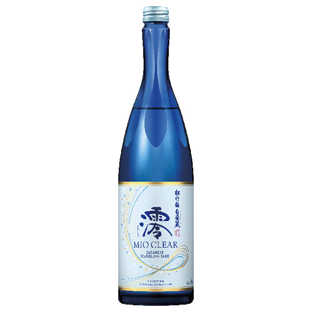 澪 みお CLEAR 5度 750ml × 6本[ケース販売] [松竹梅白壁倉 宝酒造 Takara タカラ スパークリング 発泡 日本酒 清酒]ギフト プレゼント 贈り物 お祝い 内祝い お返し 誕生日プレゼント 父の日 敬老の日