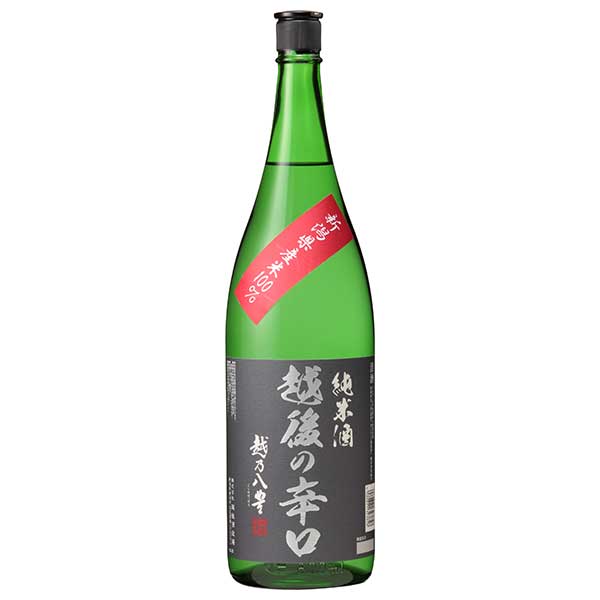 越後の辛口 純米酒 15度 瓶 1.8L 1800ml x 6本 ケース販売 送料無料 本州のみ 越後酒造場 やや濃醇 辛口 0032385 予約